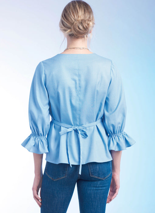 Simplicity 9748 sewing pattern Misses' Top with Sleeve Variations from Jaycotts Sewing Supplies