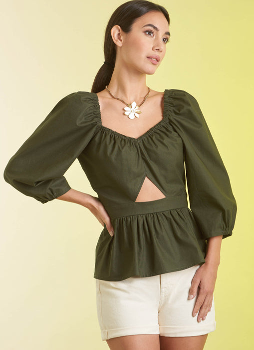 Simplicity 9749 sewing pattern Misses' Tops from Jaycotts Sewing Supplies