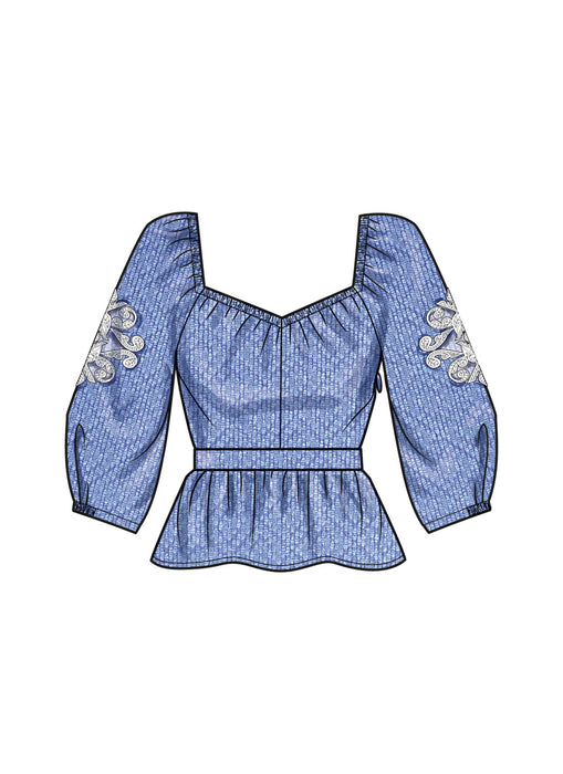 Simplicity 9749 sewing pattern Misses' Tops from Jaycotts Sewing Supplies