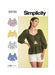 Simplicity 9749 sewing pattern Misses' Tops from Jaycotts Sewing Supplies