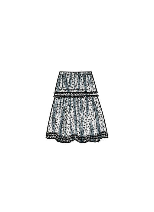 Simplicity 9750 sewing pattern Misses' Skirt in Three Lengths from Jaycotts Sewing Supplies