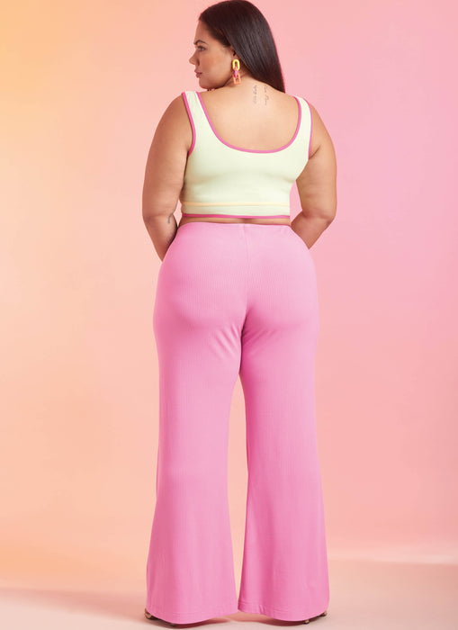 Simplicity 9752 sewing pattern Women's Knit Skirts and Trousers from Jaycotts Sewing Supplies