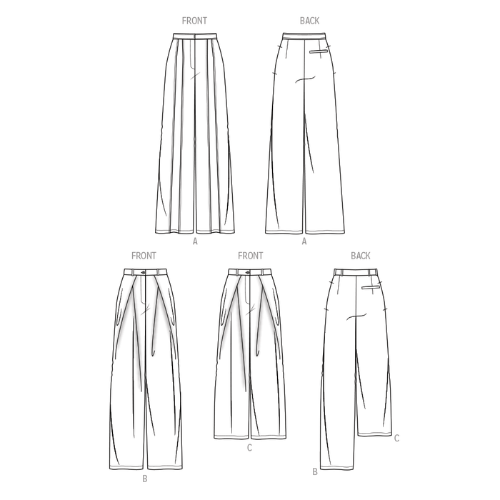 Simplicity 9753 sewing pattern Misses' Pants from Jaycotts Sewing Supplies
