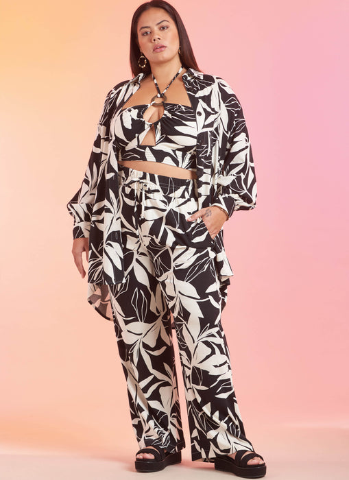 Simplicity 9756 sewing pattern Misses' and Women's Shirt, Pants and Halter Top from Jaycotts Sewing Supplies