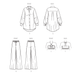 Simplicity 9756 sewing pattern Misses' and Women's Shirt, Pants and Halter Top from Jaycotts Sewing Supplies