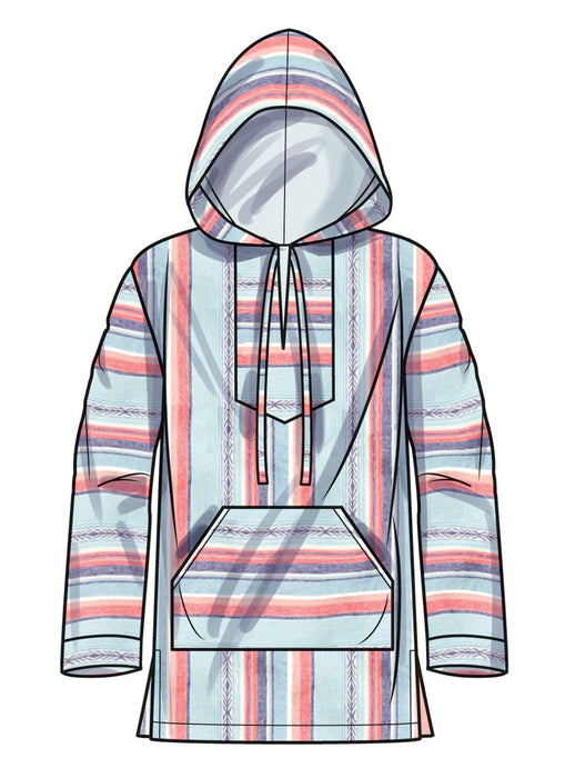 Simplicity 9759 sewing pattern Children's, Teens' and Adults' Hoodie from Jaycotts Sewing Supplies