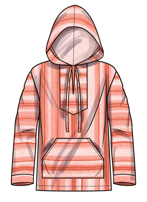 Simplicity 9759 sewing pattern Children's, Teens' and Adults' Hoodie from Jaycotts Sewing Supplies