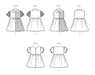 Simplicity 9760 sewing pattern Toddlers' Dress with Sleeve Variations from Jaycotts Sewing Supplies