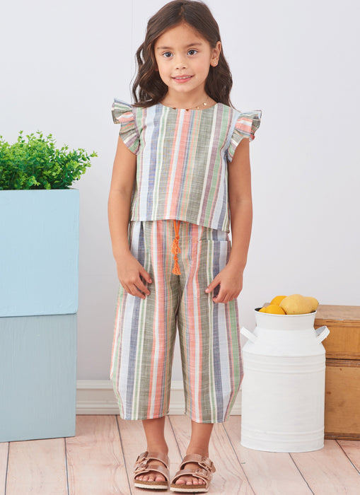 Simplicity 9761 sewing pattern Children's and Girls' Dress, Top and Pants from Jaycotts Sewing Supplies