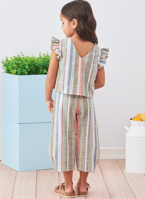 Simplicity 9761 sewing pattern Children's and Girls' Dress, Top and Pants from Jaycotts Sewing Supplies