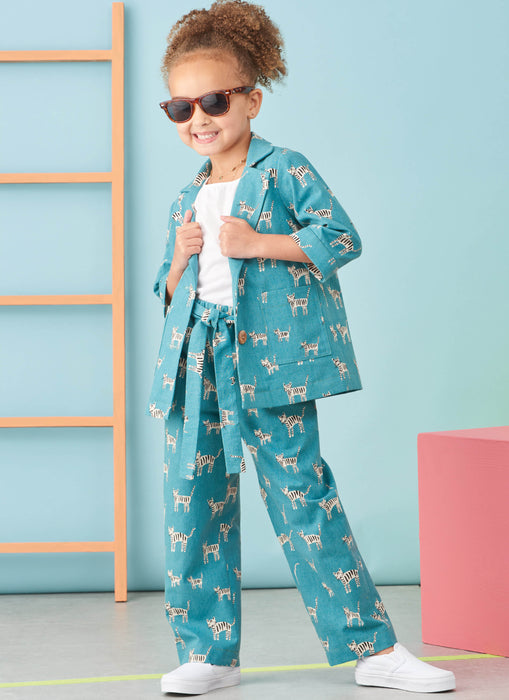 Simplicity 9762 sewing pattern Girls' Jacket, Pants and Shorts for American Sewing Guild from Jaycotts Sewing Supplies