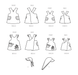 Simplicity 9767 sewing pattern Children's and Misses' Wrap Around Apron and Scarf Hat from Jaycotts Sewing Supplies