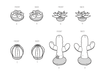 Simplicity 9772 sewing pattern Decorative Cactus Plush Pillows by Carla Reiss Design from Jaycotts Sewing Supplies