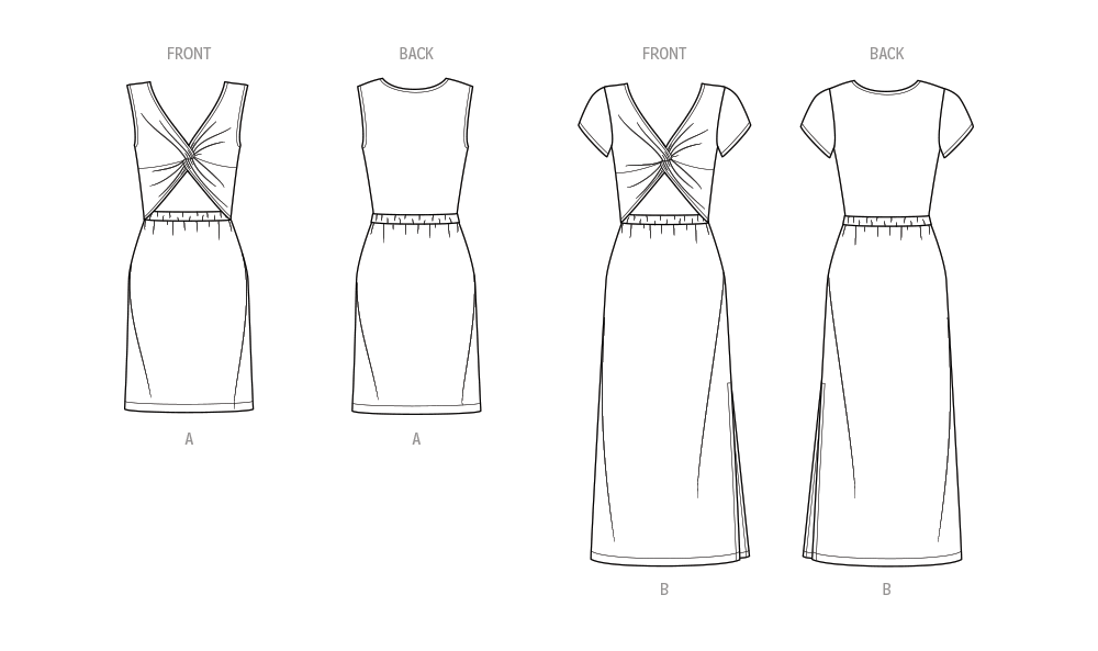 Simplicity sewing pattern 9778 Knit Dress by Mimi G Style from Jaycotts Sewing Supplies