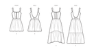 Simplicity sewing pattern 9779 Dress by Madalynne Intimates from Jaycotts Sewing Supplies