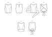 Simplicity sewing pattern 9784 Knit Crop Tops from Jaycotts Sewing Supplies