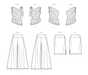 Simplicity sewing pattern 9790 Women's Knit Tops, Pants and Skirt from Jaycotts Sewing Supplies