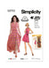 Simplicity sewing pattern 9793 1970's Front-Wrap Halter-Dress from Jaycotts Sewing Supplies