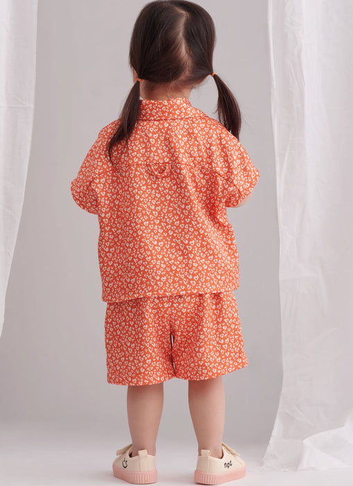 Simplicity sewing pattern 9798 Toddlers' Top, Pants, Shorts and Hat from Jaycotts Sewing Supplies