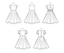 Simplicity sewing pattern 9799 Girls' Dresses from Jaycotts Sewing Supplies