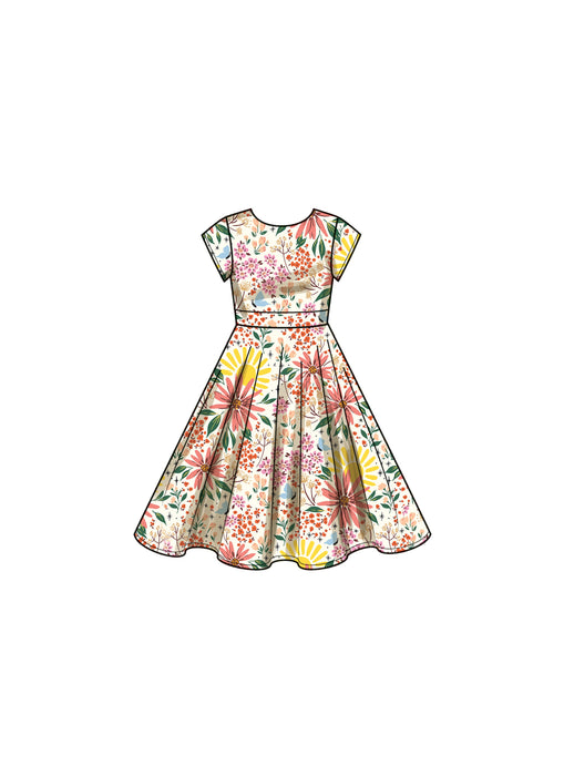 Simplicity sewing pattern 9799 Girls' Dresses from Jaycotts Sewing Supplies