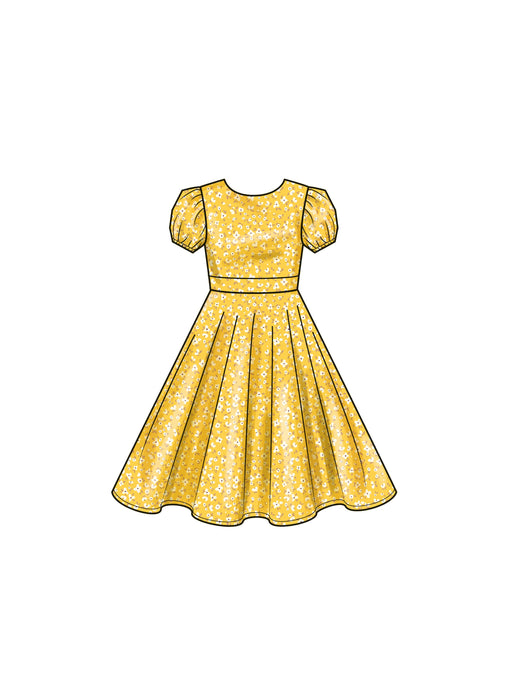 Simplicity sewing pattern 9799 Girls' Dresses from Jaycotts Sewing Supplies