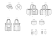 Simplicity sewing pattern 9814 Hat, Duffel, Tote, Cosmetic Case, Luggage Tag from Jaycotts Sewing Supplies