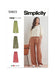 Simplicity sewing pattern 9823 Misses' Pants from Jaycotts Sewing Supplies