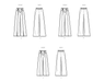 Simplicity sewing pattern 9823 Misses' Pants from Jaycotts Sewing Supplies