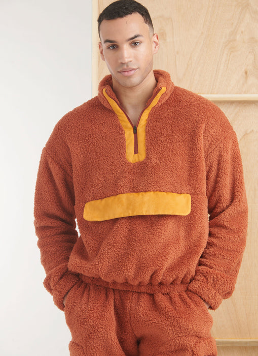Simplicity sewing pattern 9828 Unisex Sweatshirt and Pants from Jaycotts Sewing Supplies