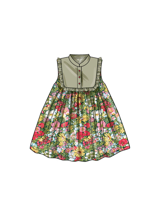 Simplicity sewing pattern 9830 Children's Dresses from Jaycotts Sewing Supplies