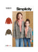 Simplicity sewing pattern 9831 Children's and Girls' Jacket in Two Lengths from Jaycotts Sewing Supplies