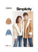 Simplicity sewing pattern 9832 Girls' and Boys' Jacket In Two Lengths from Jaycotts Sewing Supplies