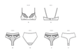 Simplicity sewing pattern 9833 Bra, Panty and Thong by Madalynne Intimates from Jaycotts Sewing Supplies