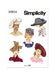 Simplicity sewing pattern 9834 Misses' Hats in Five Styles from Jaycotts Sewing Supplies