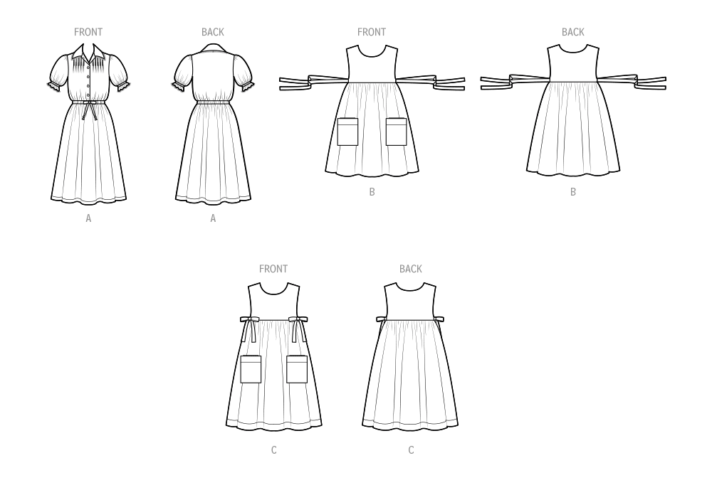 Simplicity sewing pattern 9835 Misses' Dress and Pinafore Apron by Elaine Heigl Designs from Jaycotts Sewing Supplies