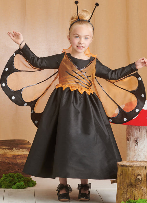 Simplicity sewing pattern 9836 Girls' Costumes by Andrea Schewe Designs from Jaycotts Sewing Supplies