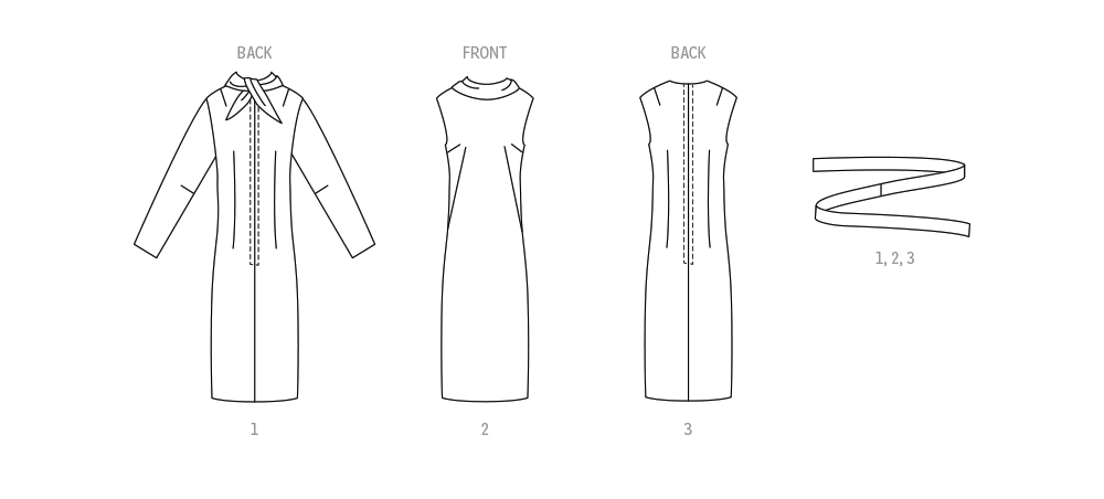 Simplicity Sewing Pattern 9846 Misses' Dress from Jaycotts Sewing Supplies