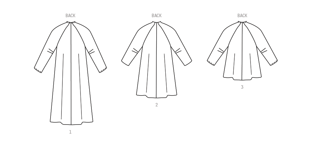 Simplicity Sewing Pattern 9847 Misses' Coat in Three Lengths from Jaycotts Sewing Supplies
