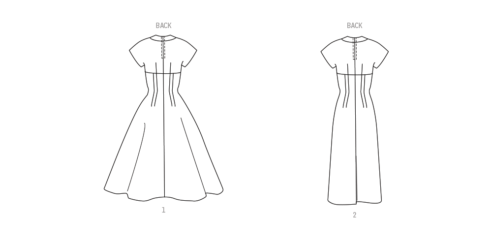 Simplicity Sewing Pattern 9849 Misses' Dress with Skirt Variations from Jaycotts Sewing Supplies