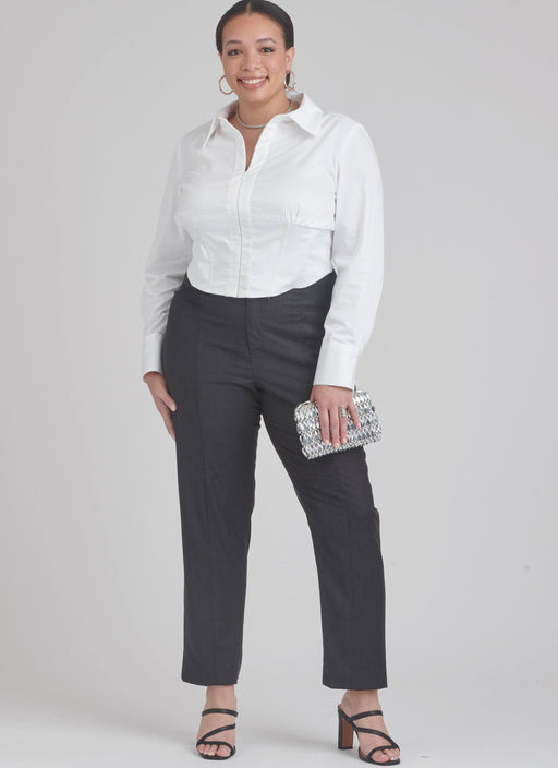 Simplicity Sewing Pattern 9855 Women's shirt and trousers from Jaycotts Sewing Supplies