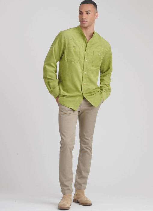 Simplicity Sewing Pattern 9858 Unisex Shirts from Jaycotts Sewing Supplies