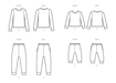 Simplicity Sewing Pattern 9861 Children's, Teens' and Adults' Loungewear from Jaycotts Sewing Supplies