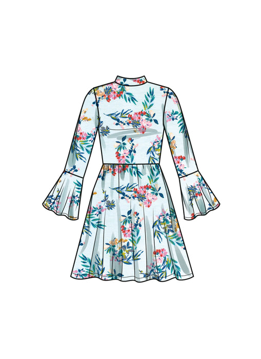Simplicity Sewing Pattern 9862 Children's and Girls' Knit Dresses from Jaycotts Sewing Supplies