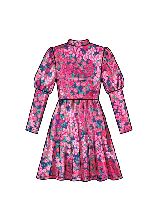 Simplicity Sewing Pattern 9862 Children's and Girls' Knit Dresses from Jaycotts Sewing Supplies