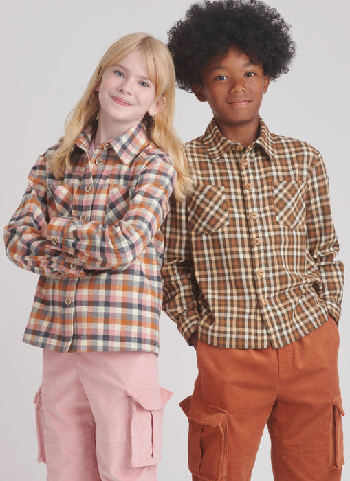 Simplicity Sewing Pattern 9864 Children's Shirt and Cargo Pants from Jaycotts Sewing Supplies