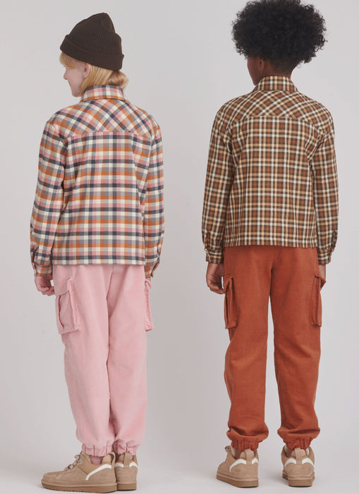 Simplicity Sewing Pattern 9864 Children's Shirt and Cargo Pants from Jaycotts Sewing Supplies