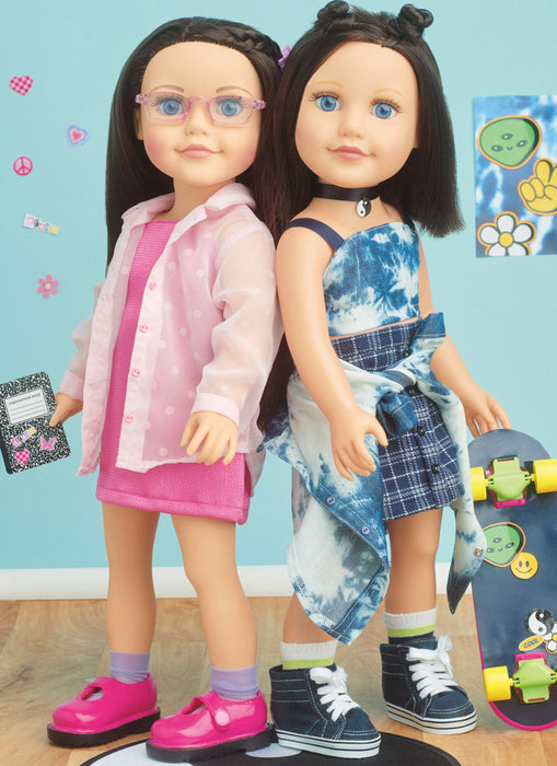 Simplicity Sewing Pattern 9874 18" Doll Clothes by Carla Reiss Design from Jaycotts Sewing Supplies