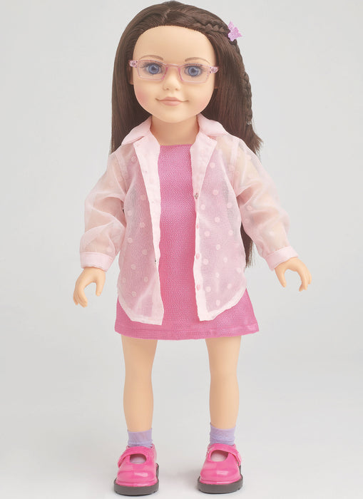 Simplicity Sewing Pattern 9874 18" Doll Clothes by Carla Reiss Design from Jaycotts Sewing Supplies