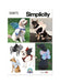 Simplicity Sewing Pattern 9875 Dog Harness with Wings by Carla Reiss Design from Jaycotts Sewing Supplies